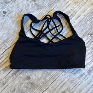 lululemon athletica Black Strappy Sports Bra